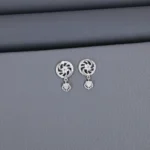 Cz Rhodium Latkan Stud