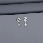 Cz Rhodium Latkan Stud