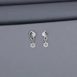 Cz Rhodium Latkan Stud