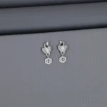 Cz Rhodium Latkan Stud