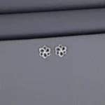Cz Rhodium Stud