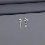 Plain Rhodium Latkan Stud