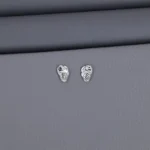 Plain Rhodium Stud