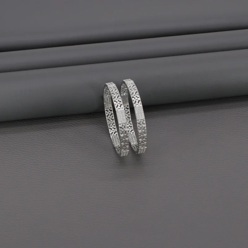Premium Rhodium Bangles