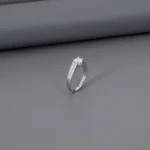 Solitaire Rhodium Ladies Ring