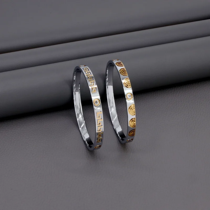 Two Tone Gold Kada