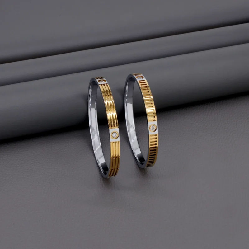 Two Tone Gold Kada