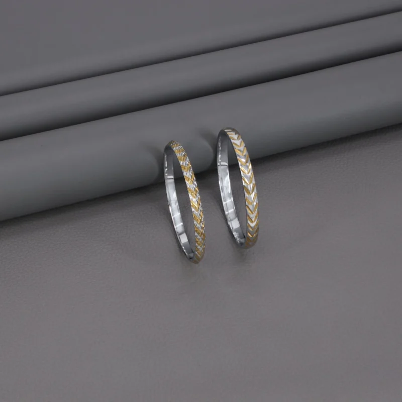 Two Tone Gold Kada